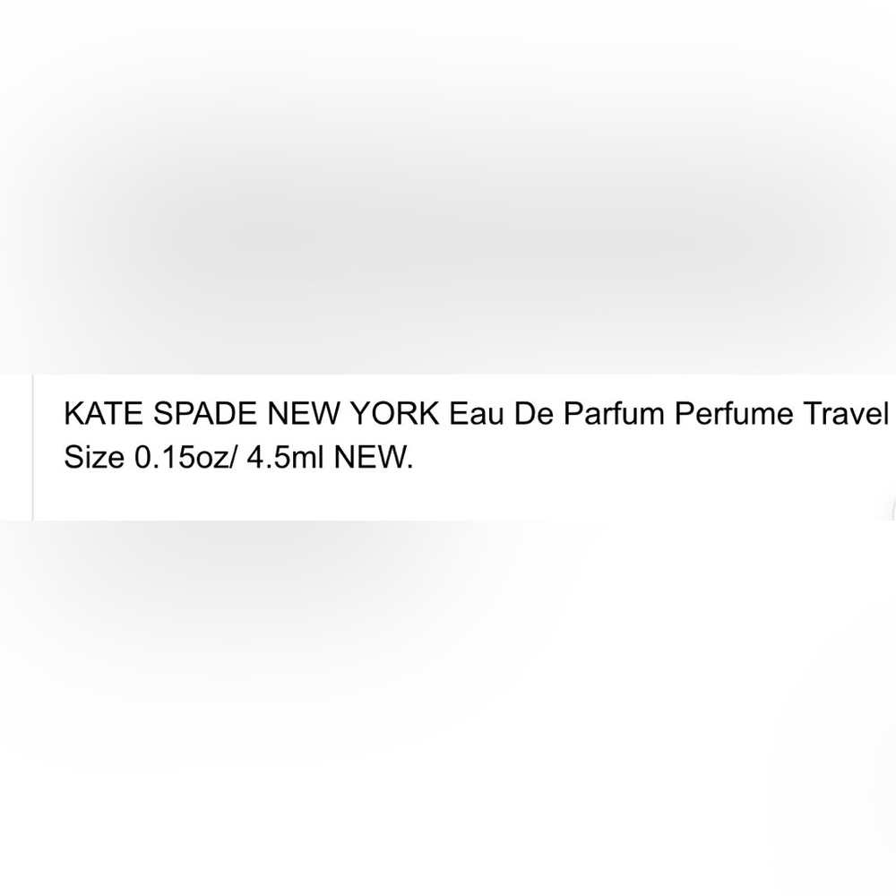 New in Box KATE SPADE 0.15 Oz Travel Size Eau de Parfum - Picture 5 of 5